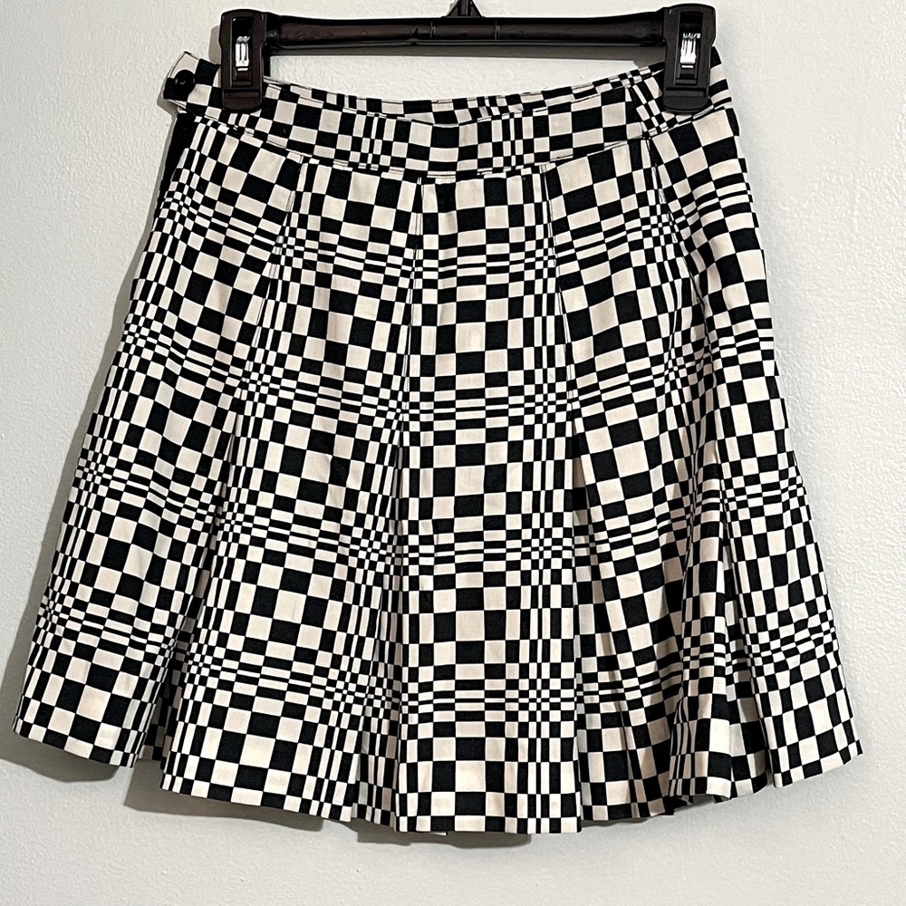 Vintage Celine groovy checkered skirt!